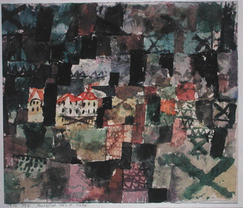 Looking out from a Wood, 1914 (no 137) (w/c on paper on cardboard)
