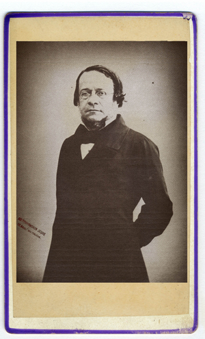 Portrait of Daniele Manin (1808-1857) in exile in Paris, politician who led the Venice revolution against the Austrian presence in 1848, 1852-1853.