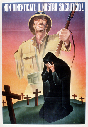 'Non dimenticate il nostro sacrificio!' 1943 (poster)