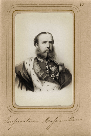 Austria: Official Portrait of the Emperor of Mexico Maximilian of Absburg (1832-1867)