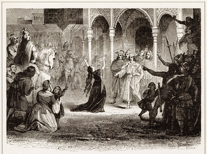 Illustration for "Le Cid", 1802 (engraving)