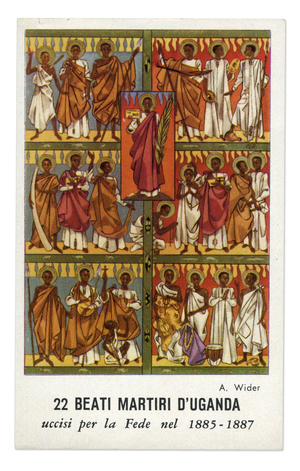 “22 Holy Martyrs in Uganda” Between 1885 and 1887 (print)