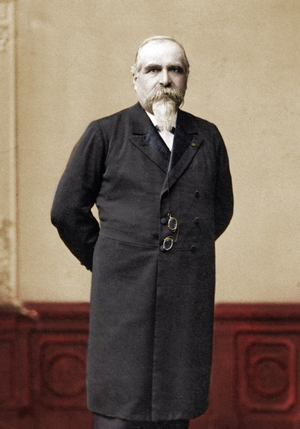 Luigi LUZZATTI (1841-1927) Italian jurist, economist and politician, President of the Council of Ministers from 31 March 1910 to 29 March 1911, founder of the Banca Popolare di Milano, 1908 (photo)