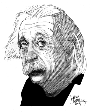 Albert Einstein (drawing)