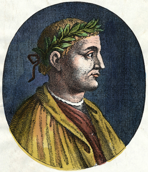 Portrait of Horace (Quintus Horatius Flaccus) (65-8 BC), Latin poet.
