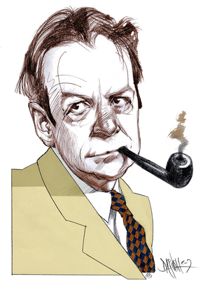 Raymond CHANDLER (1888-1959) illustration by Dariush Radpour