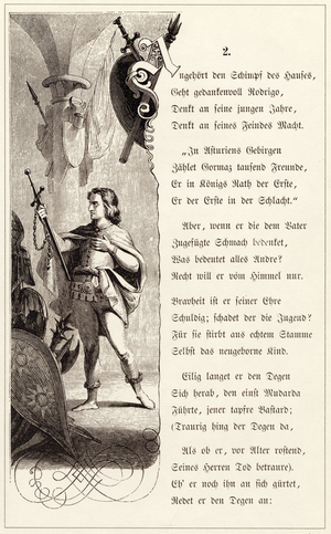 Illustration for "Le Cid", 1802 (engraving)