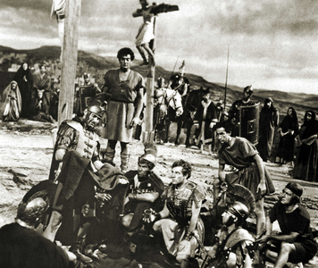 A scene from the film 'The Tunic' by Lloyd Douglas 1953.