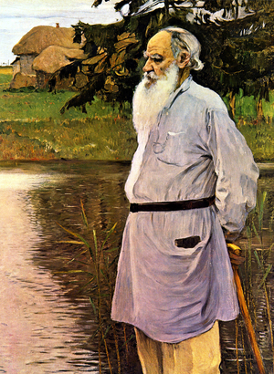 Leo Tolstoy (1828-1910), 1907 (oil on canvas)