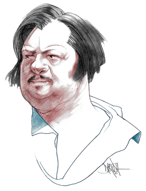 Honore BALZAC (1799-1850) illustration de Dariush Radpour  *******Cette image ne peut etre utilisee a un tarif inferieur a 100 Euros HT*******  ©Dariush/Fototeca/Leemage