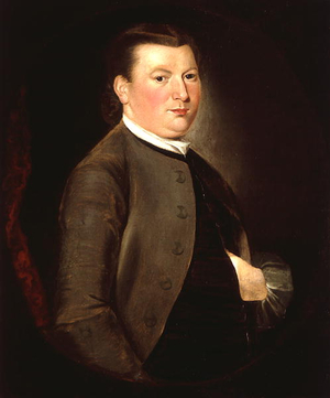 Portrait of David Gardiner Jr, c.1762-63 (oil on canvas)
