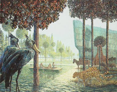 Noah's Ark after the Flood, 2005 (oil on panel)