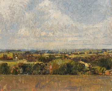 Cherwell Valley, 2003 (oil on panel)