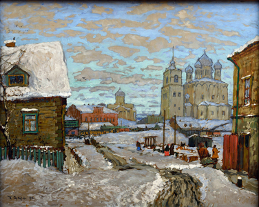 Old Pskov, 1913 (oil on canvas)
