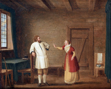 King Gustave I Vasa (1496-1560) in Ornas - King Gustav Vasa in Ornaes (oil on canvas)