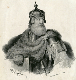 Kestutis - Grand-duc de Lituanie et duc de Trakai (1297-1382), 19th century
