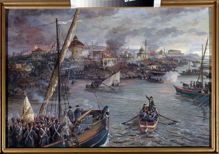 Russo-Turkish War (Turkish Russo), 1953 (oil on canvas)