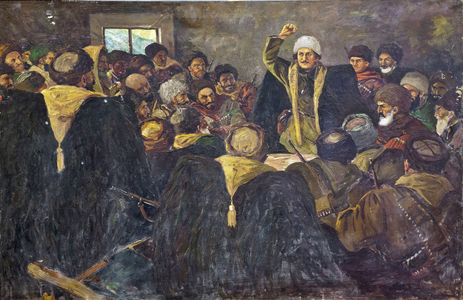 Grigory Konstantinovitch Ordjonikidze (1886-1937), 1937 (oil on canvas)