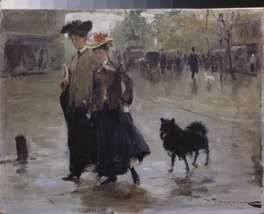 A Walk (A Stroll), 1911 (oil on canvas)