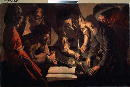 At The Usurier (Payment). (At The Wear. Payment), c.1640 (oil on canvas)