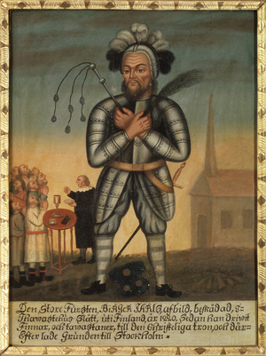 Birger Magnusson De Bjalbo - Birger Jarl (1200-1266) (oil on wood)