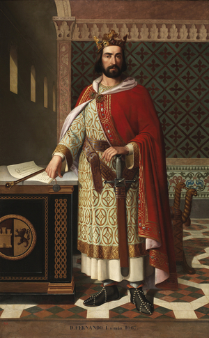 Portrait du roi Ferdinand Ier de Leon (1016-1065), 1855 (painting)