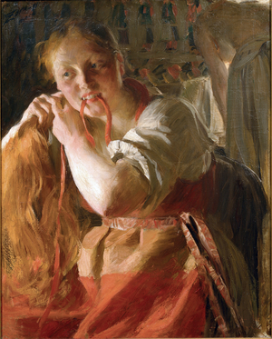 Margit, 1891 (oil on canvas)