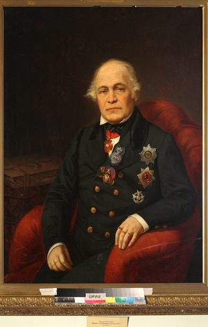 Dimitri Nikolaievitch Bloudov (Bludow or Bloudoff), 19th century (oil on canvas)