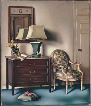 "Hotel room", 1950 (oil on canvas)