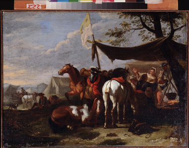 A Cavalry Camp, 18th century (painting)