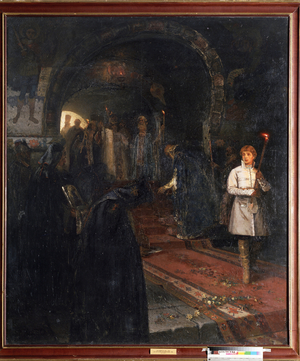 Les suppliants a la cour du tsar. (The Supplicants at the Court Of The Tsar), 1886 (oil on canvas)
