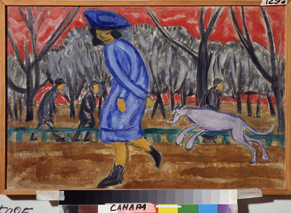 On The Boulevard, 1911-1912 (oil on canvas)