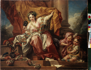 Comedy Allegory (Allegory Of Comedy), 1753 (oil on canvas)