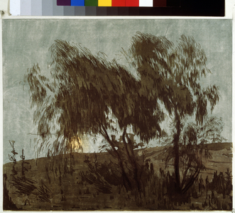 Moon Clair (Moonlight), 1900 (watercolour)