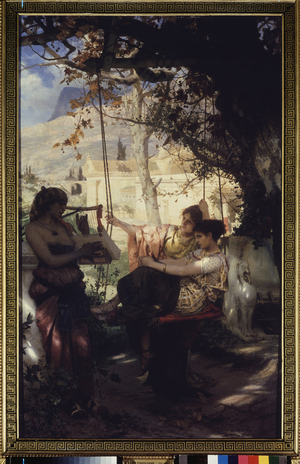 The Song Of A Young Slave, 1884 (oil on canvas)