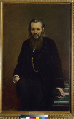 Portrait Of The Publisher And Journalist Aleksei Souvorin (1834-1912), 1881 (oil on canvas)