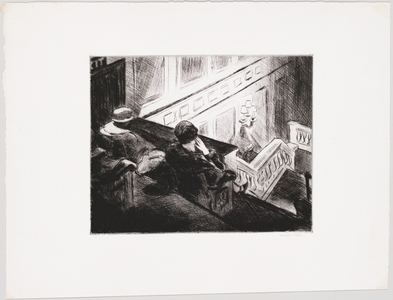 The balcony, 1928 (drawing)