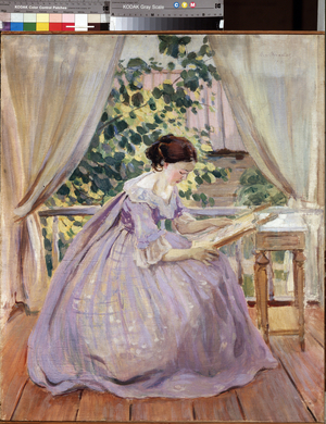 Embroideress, 1901 (painting)