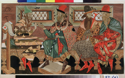Conversation (talk), 1911 (gouache)