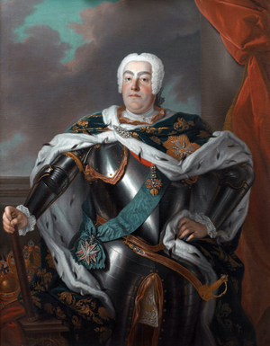 Portrait of Augustus III of Poland (oil on canvas)