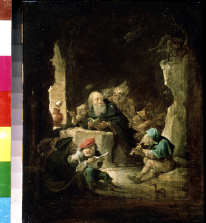 The Temptation of Saint Anthony, c.1640 (oil on wood)
