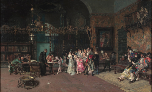The Spanish Wedding, 1870 (oil on canvas)