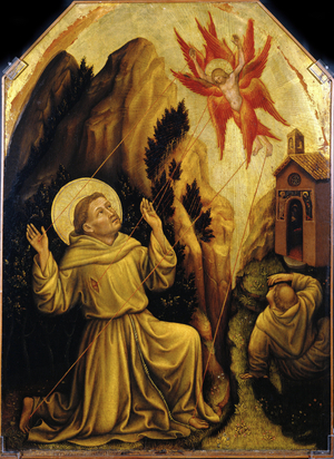 Saint Francis receiving the Stigmata, c.1420 (tempera on panel)