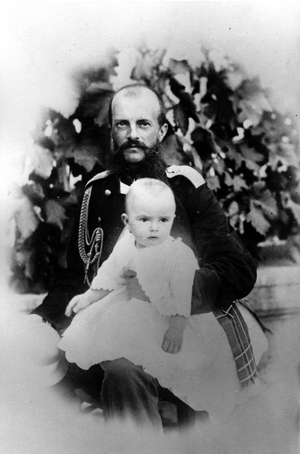 Portrait of Grand Duke Michael Nikolaevich of Russia, 1863-65 (albumin photo)
