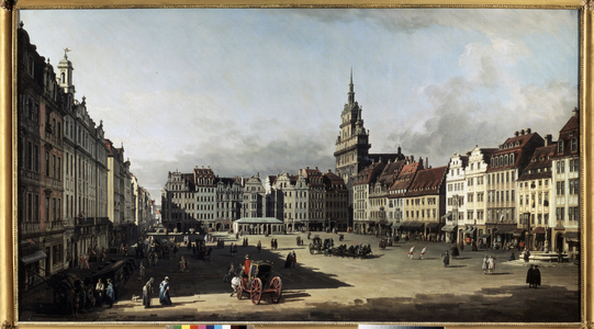 The old Market place In Dresden, 1750-1752 (painting)