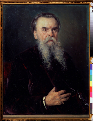 Portrait of collector Ivan Tsvetkov (1845-1917), 1912-13 (oil on canvas)