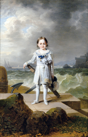 Portrait Of Prince Napoleon Louis Bonaparte (1804-1831), c.1810 (oil on canvas)