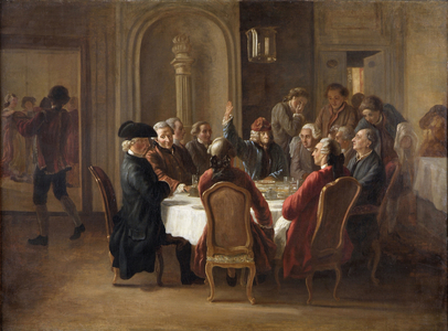Supper of the Philosophers, c.1773 (oil on canvas)