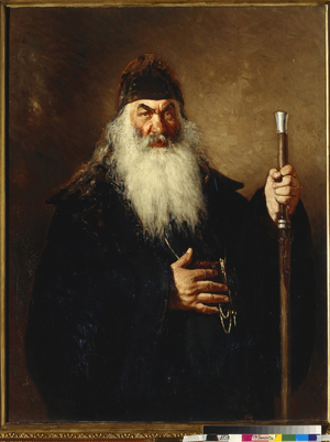 Protodiacre - Protodeacon, 1877 (oil on canvas)