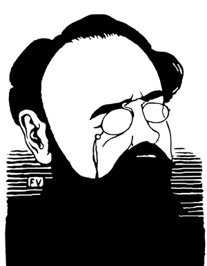 Portrait Of Emile Zola (1840-1902), French Writer, 1896 (gravure)